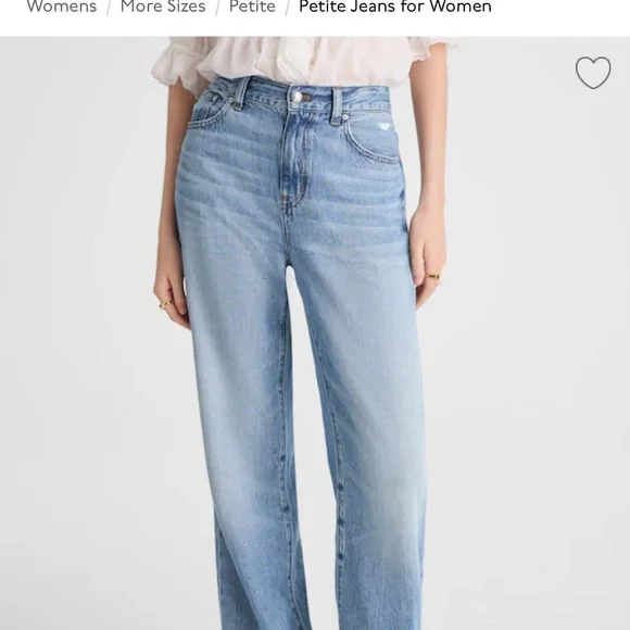 Madewell midrise wide leg Jean - Picture 3 of 3